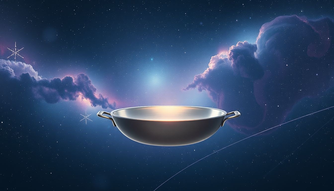 Een lege pan symboliseert gemiste kansen en onvervulde verlangens.