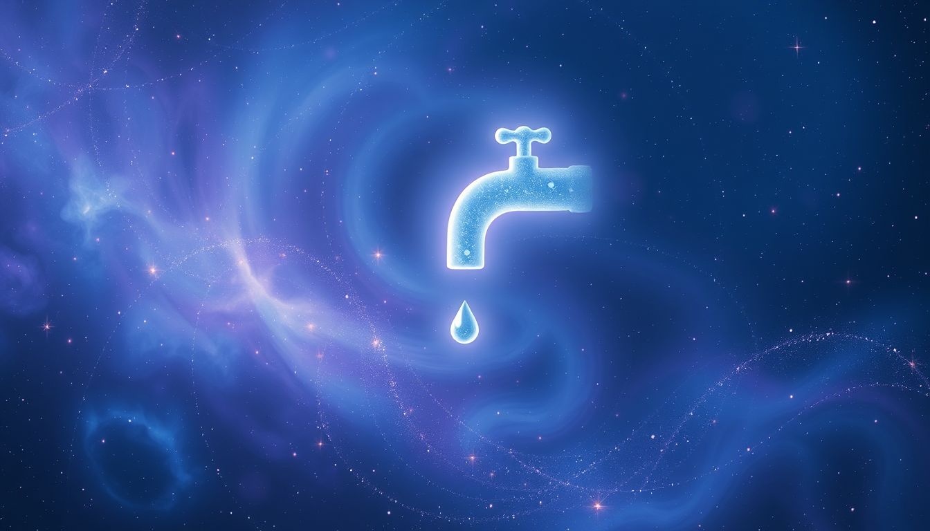 Een lekkende kraan in dromen symboliseert onverwerkte emoties of stress.