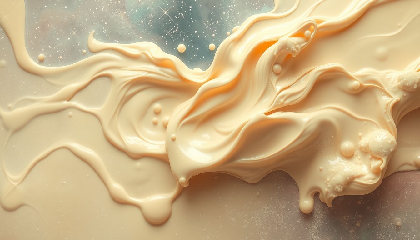 Beige verf morsen symboliseert ongemakkelijke veranderingen in je leven.