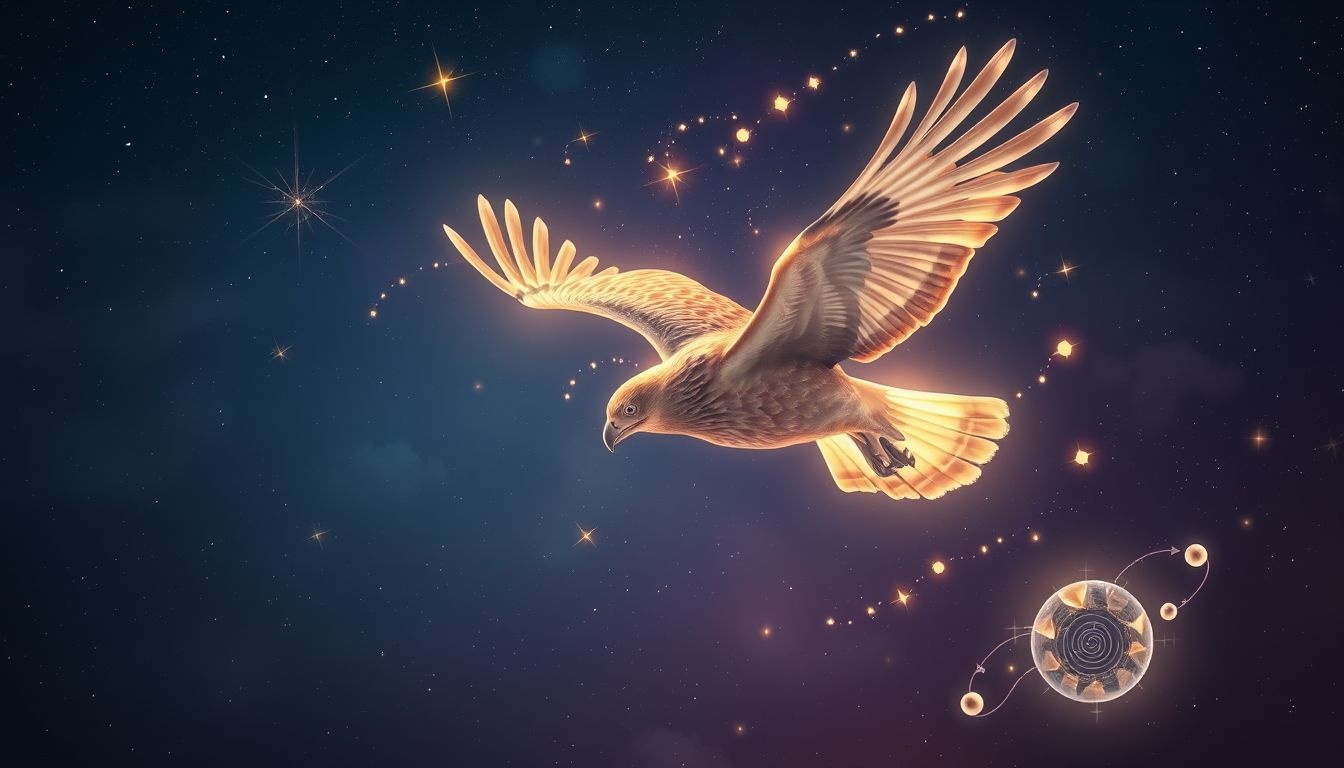 Een pratende buizerd symboliseert wijsheid en verborgen boodschappen in dromen.