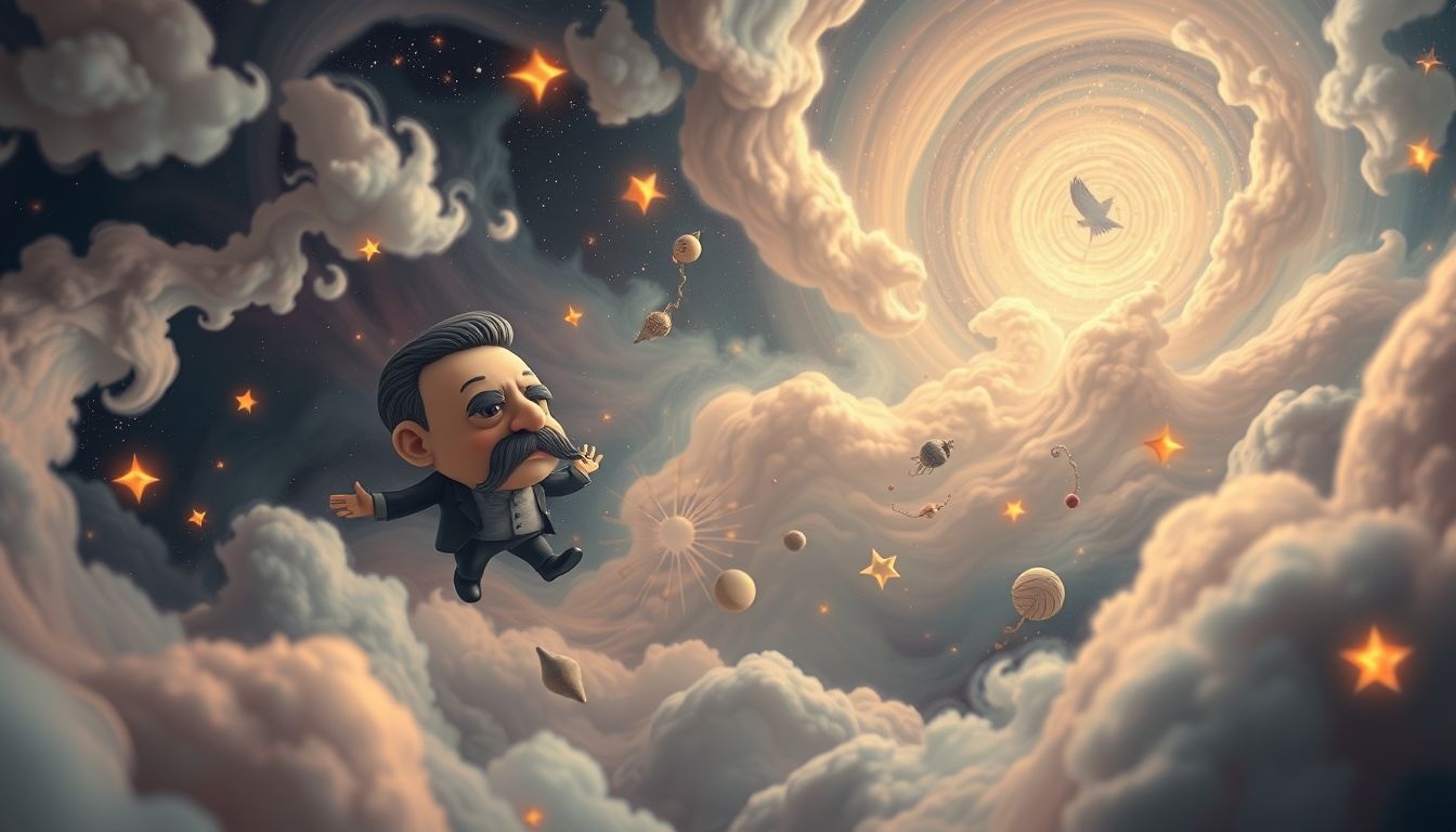 Droom 14 toont Hitler als cartoon: machteloos en belachelijk.