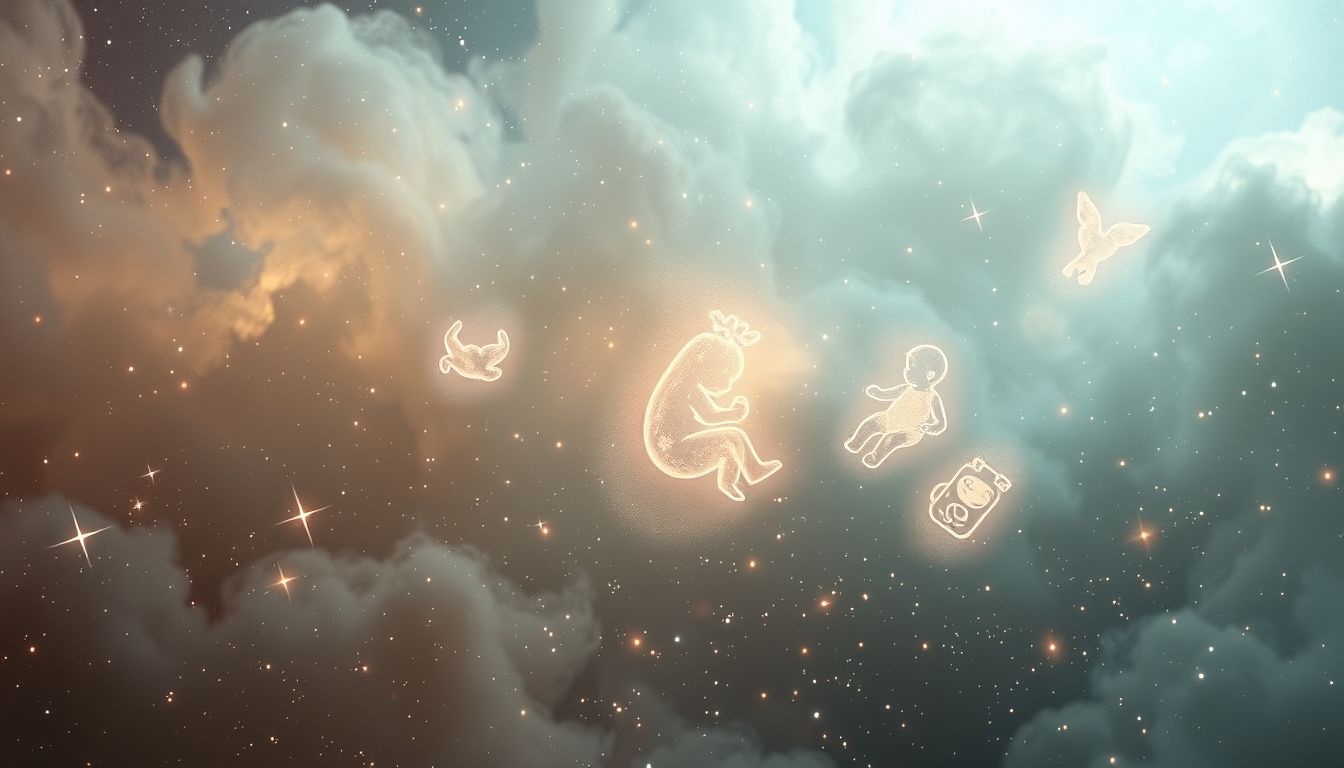 Dromen over overleden babyborrels symboliseren vaak gemiste kansen.