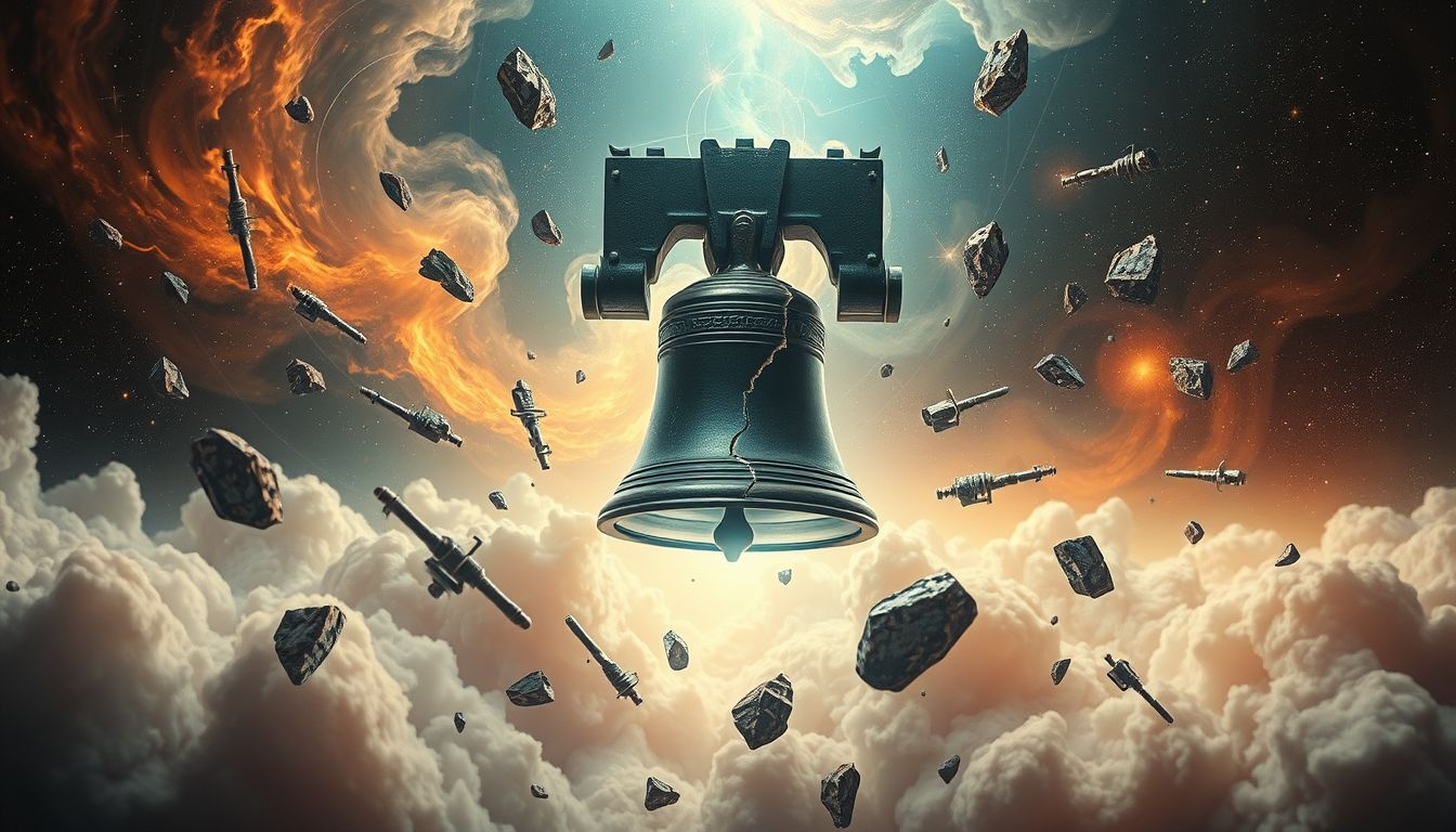 Tijdens oorlogstijd symboliseert de Liberty Bell vrijheid en hoop.