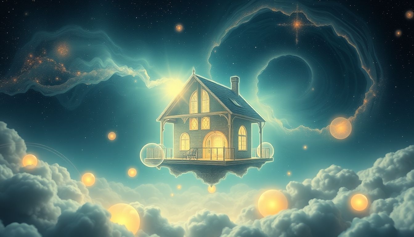 Dromen over je huis symboliseert vaak innerlijke emotionele veiligheid en verlies.