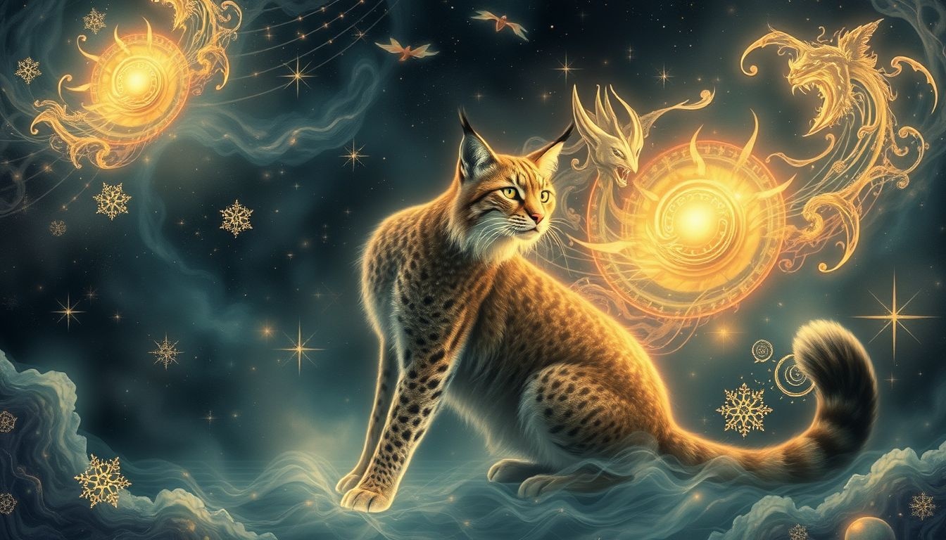 Een lynx en beer symboliseren kracht en verborgen intuïtie samen.