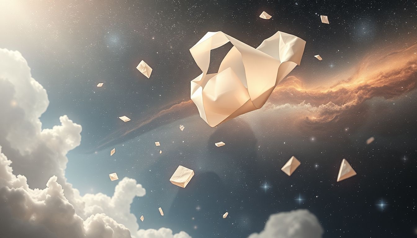 Een loslatende sticker symboliseert verandering en loslaten van controle.