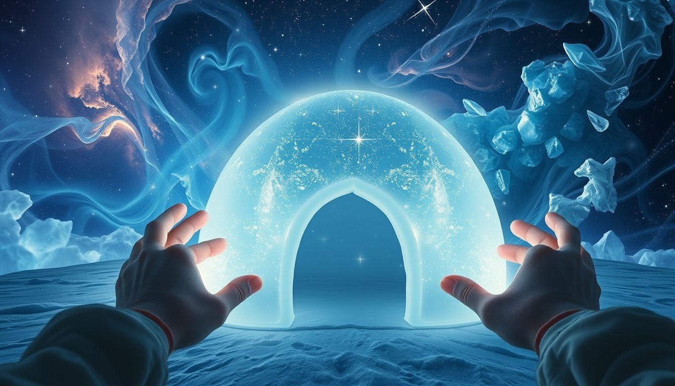 Een iglo dromen symboliseert bescherming tegen emotionele kou en isolatie.