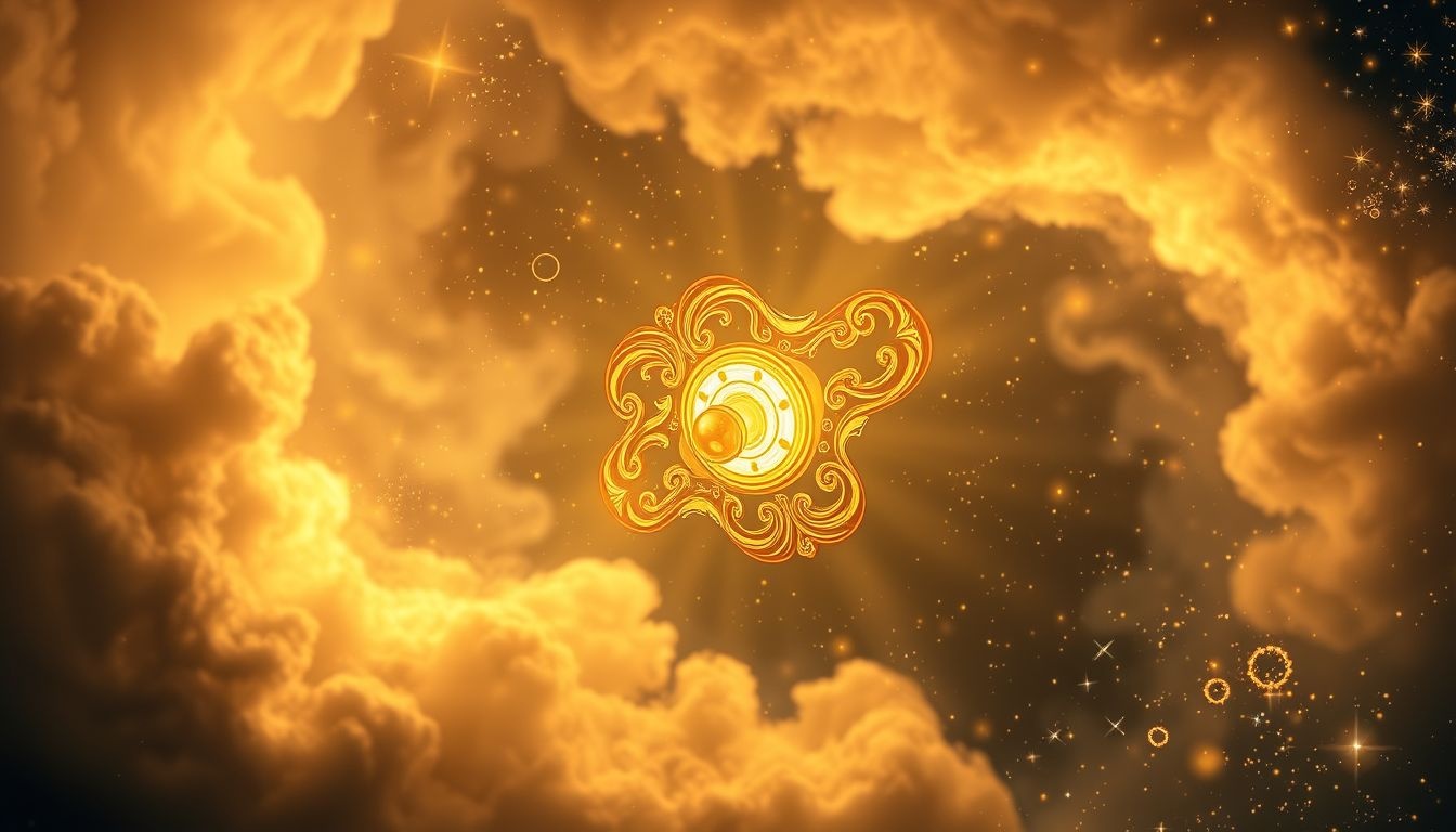 Een gouden fopspeen symboliseert waardevolle bescherming en zelfvertrouwen.