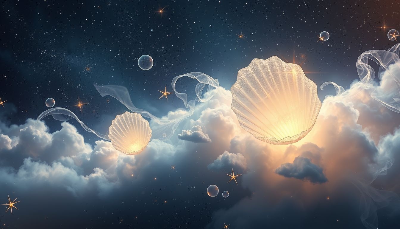 Een schelpbril symboliseert heldere inzichten in onverwachte situaties.