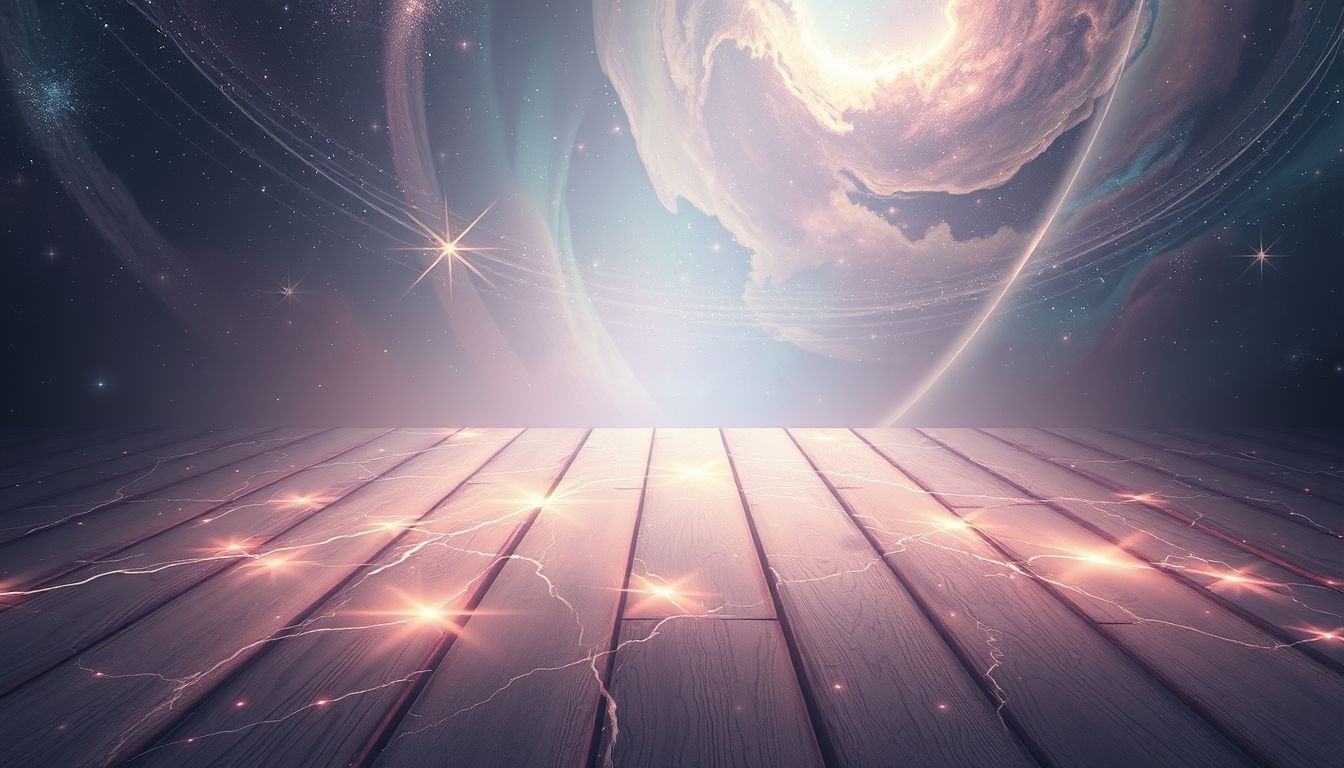 Een krakende vloer symboliseert onzekerheid in je levenspad.