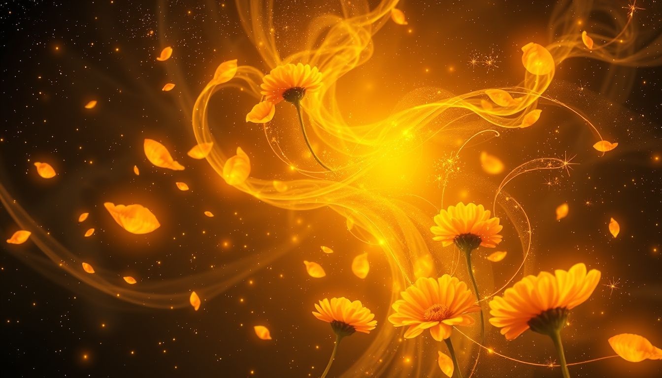 Goudsbloemen symboliseren genezing en innerlijke kracht in dromen.