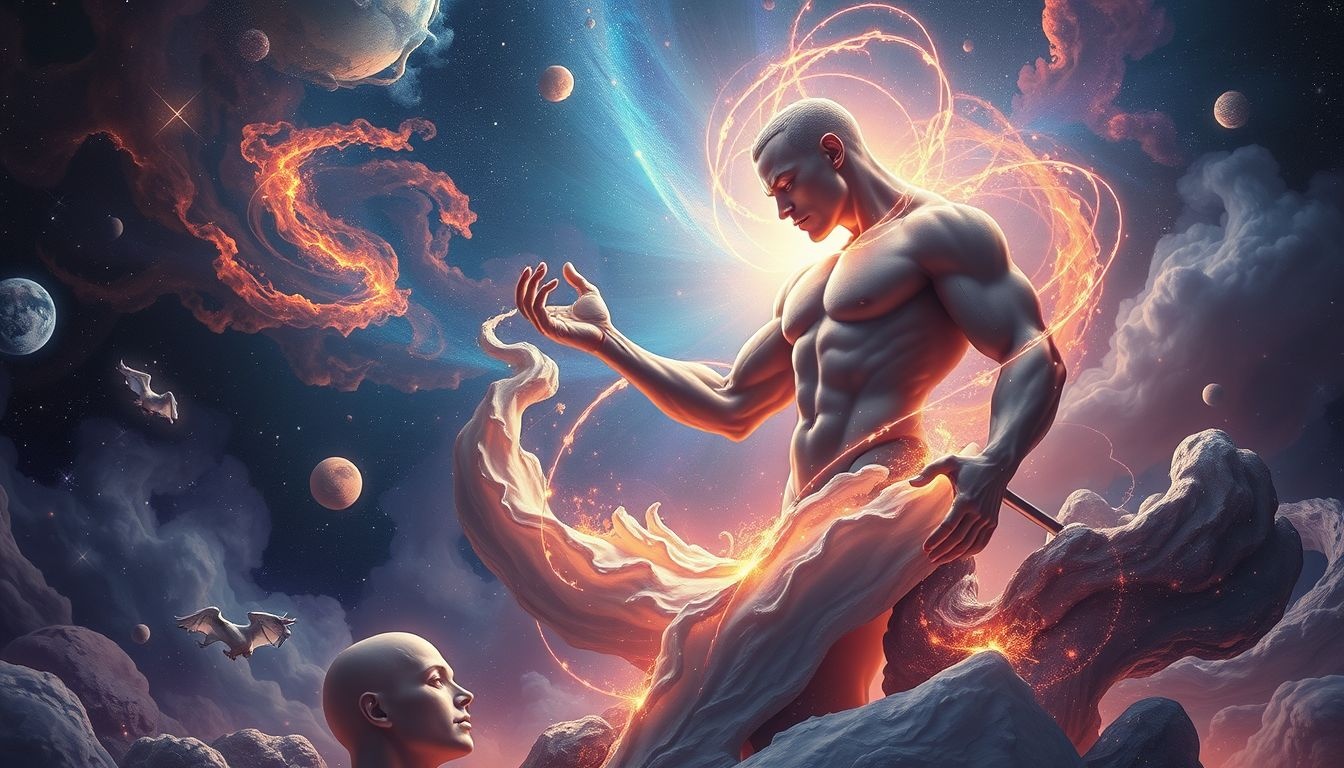 Een bodybuilder zien werken symboliseert kracht en doorzettingsvermogen.