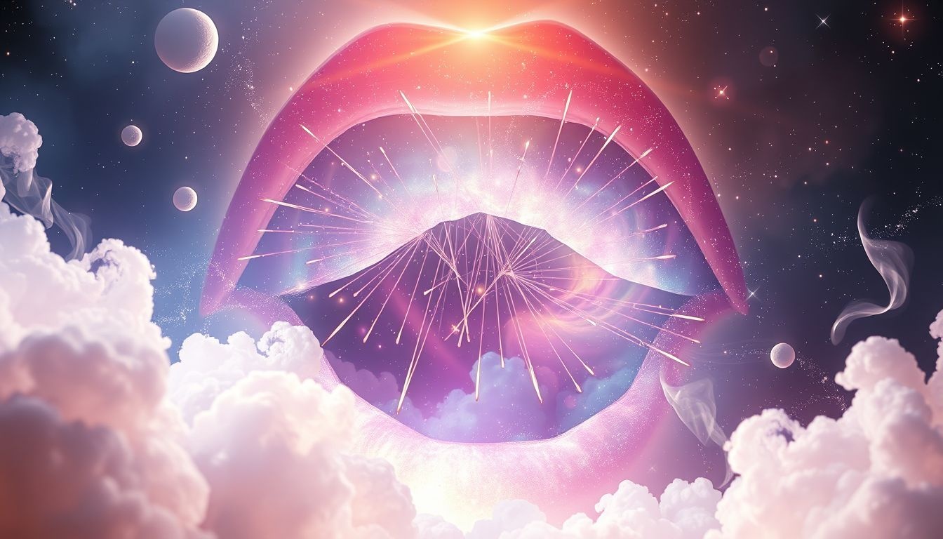 Dromen over naalden in de mond kan gezondheidsangst symboliseren.