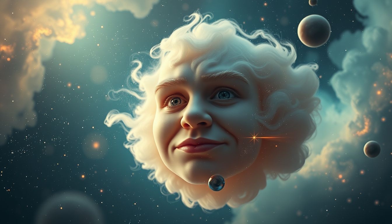 Een onduidelijke grimas symboliseert verborgen emoties of onzekerheid.