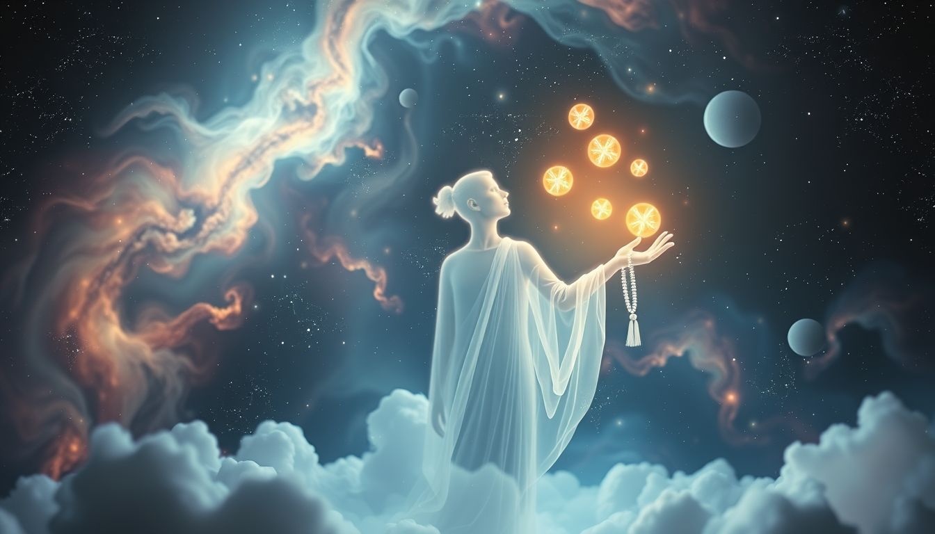 Een apostel die test, symboliseert spirituele uitdaging en groei.
