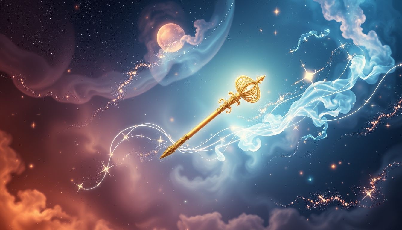 Een knots als scepter symboliseert kracht en autoriteit in dromen.