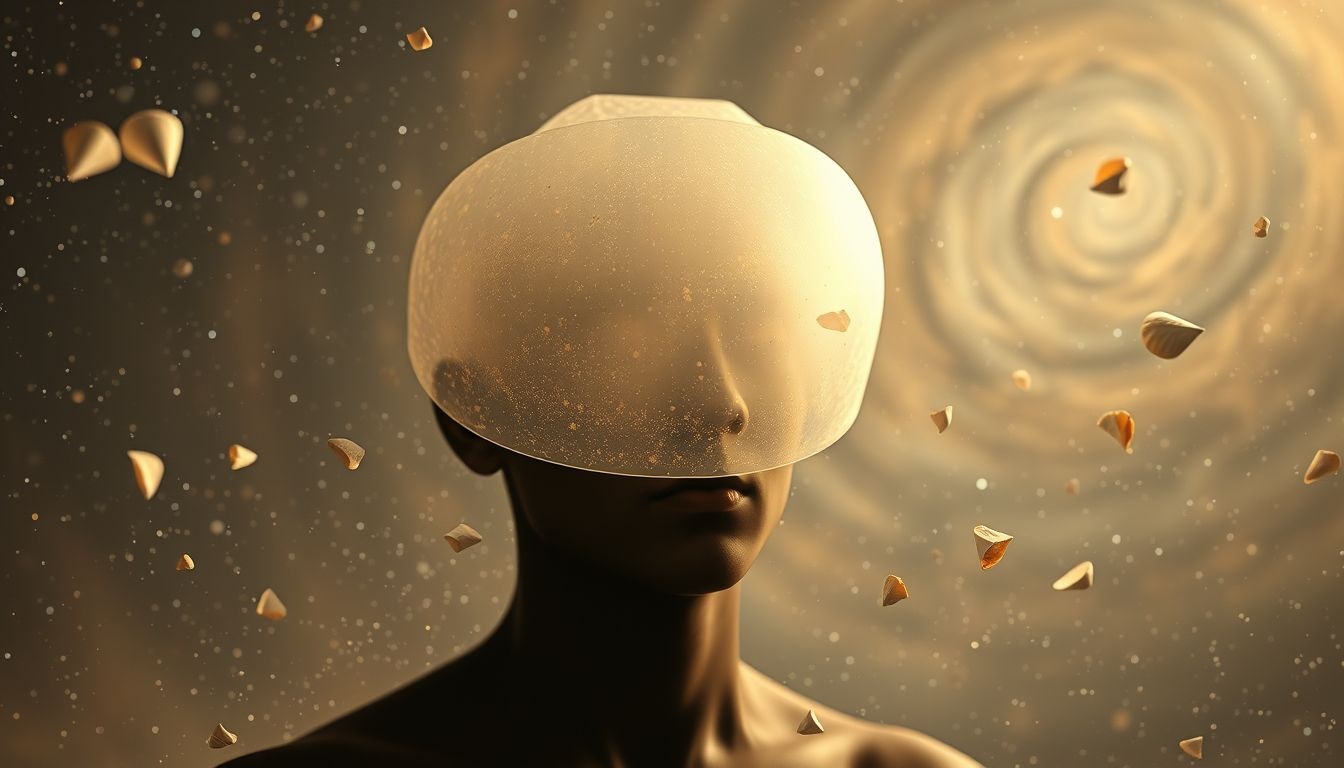 Een schelpbril in droom symboliseert beperkte blik op problemen.