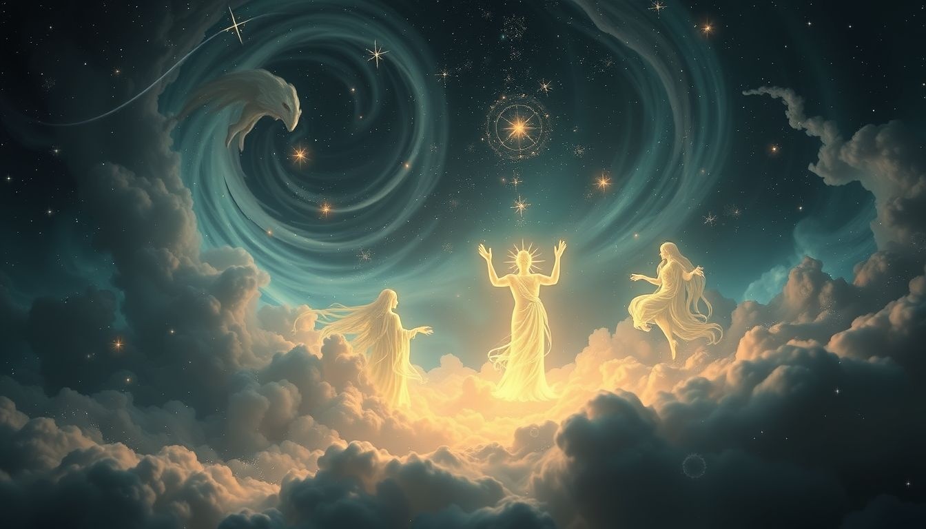 Een spirituele ontwaking in dromen symboliseert innerlijke transformatie en groei.