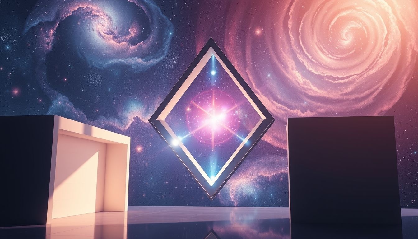 Een ruit symboliseert helderheid en inzicht in een modern interieur.