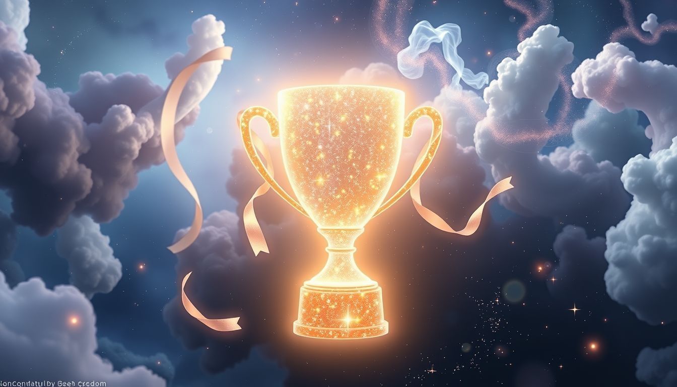 Het winnen van een prestigieuze prijs weerspiegelt zelfwaardering en succes.