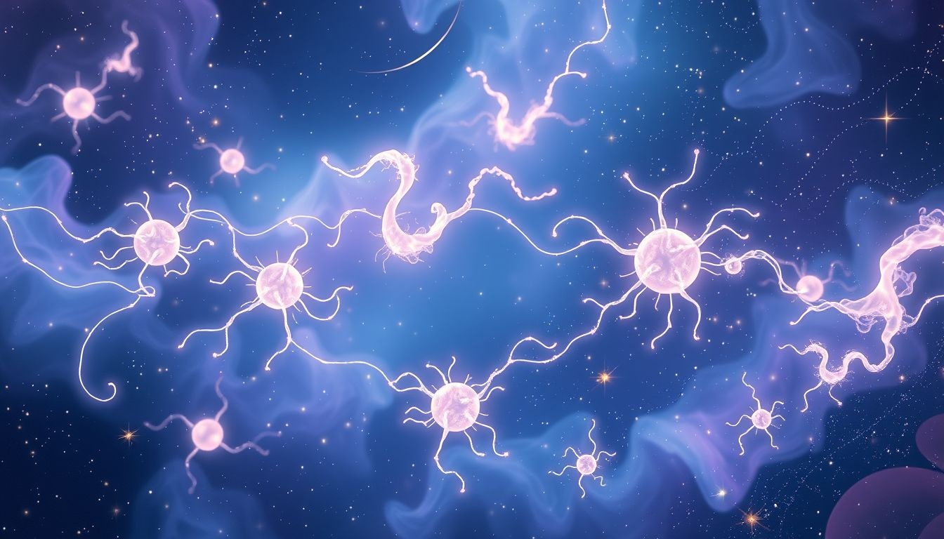 Dromen over bacteriële communicatie symboliseren innerlijke wijsheid en inzichten.