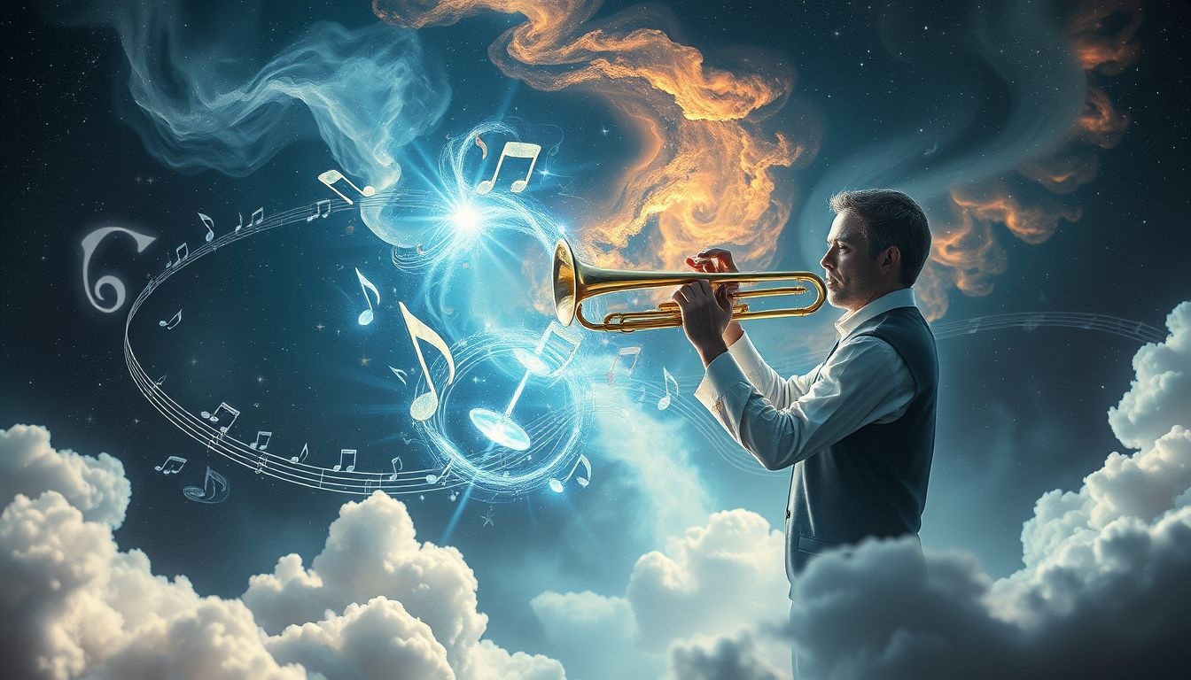 Zelf in een fanfare spelen symboliseert persoonlijke groei en harmonie.