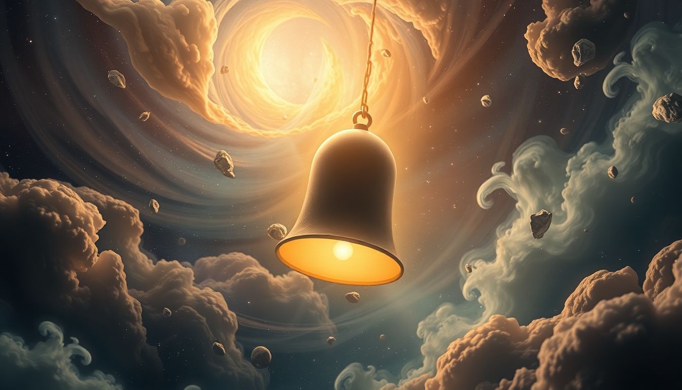 Dromen over verplaatsen Liberty Bell symboliseert verandering en vrijheid.