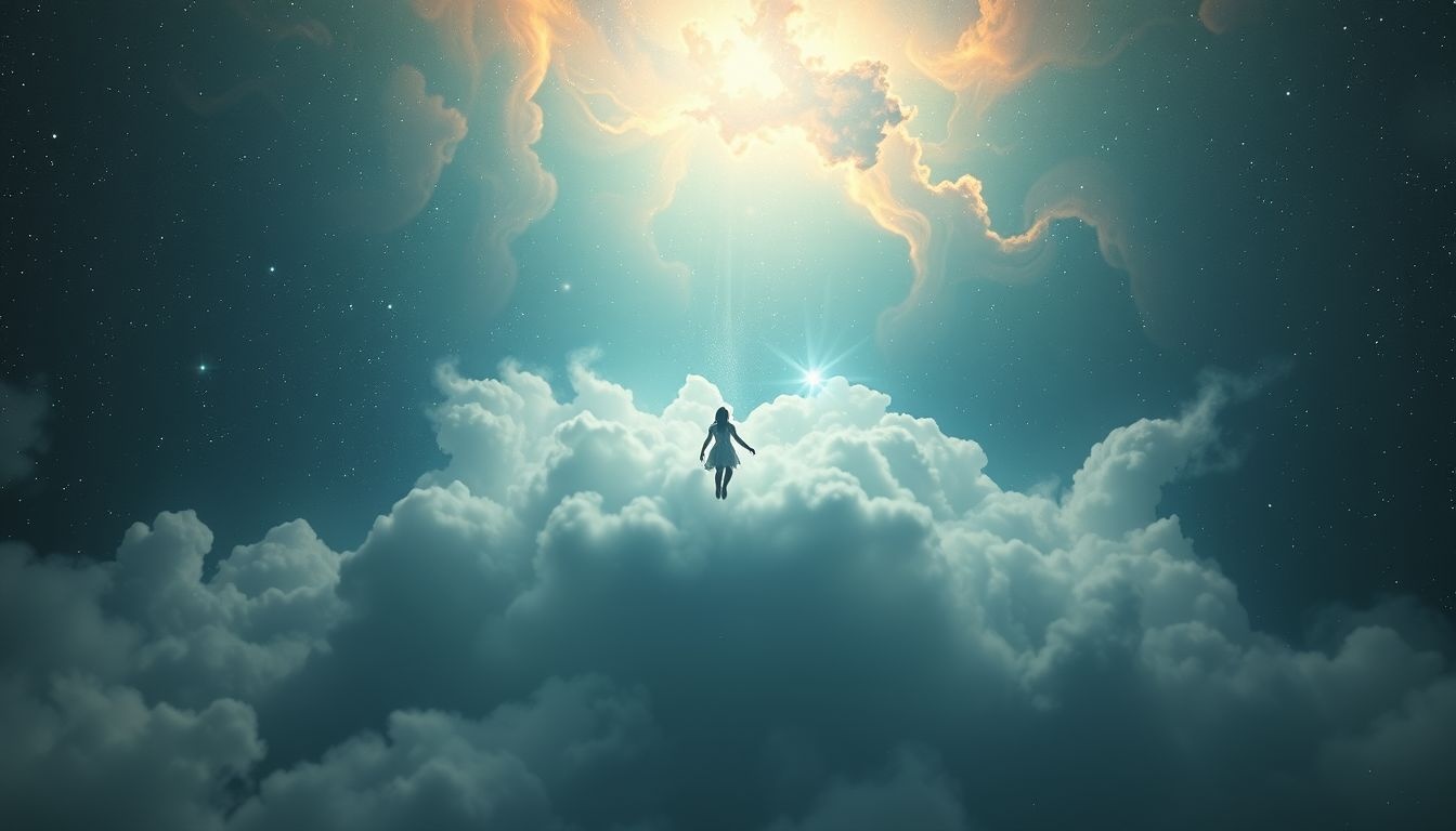Dromen over het vallen van een wolk symboliseren verlies van controle.