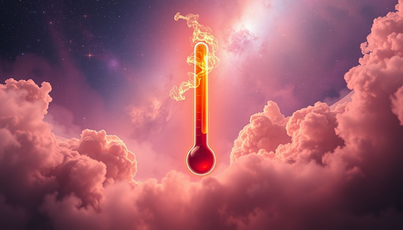 Een hoge temperatuur in droom symboliseert innerlijke spanningen en stress.