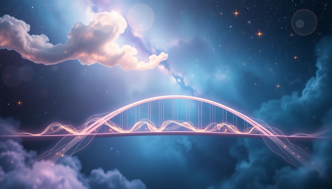 Droom 6: File op een brug symboliseert vastzitten in emotionele obstakels.