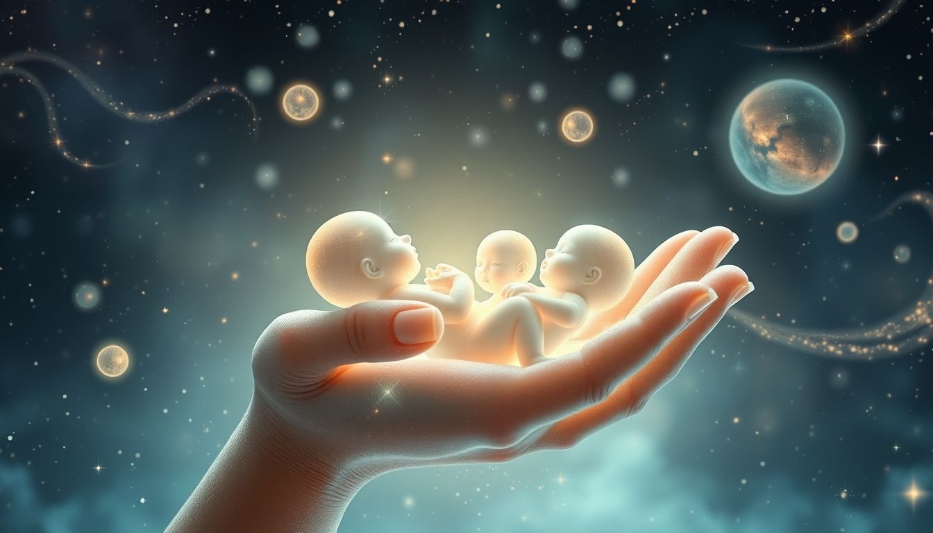 Een adoptiebaby in dromen symboliseert nieuw begonnen levensfasen.