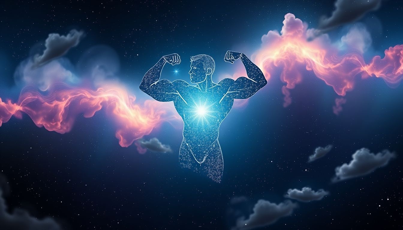Een bodybuilder in je droom symboliseert kracht en zelfvertrouwen.