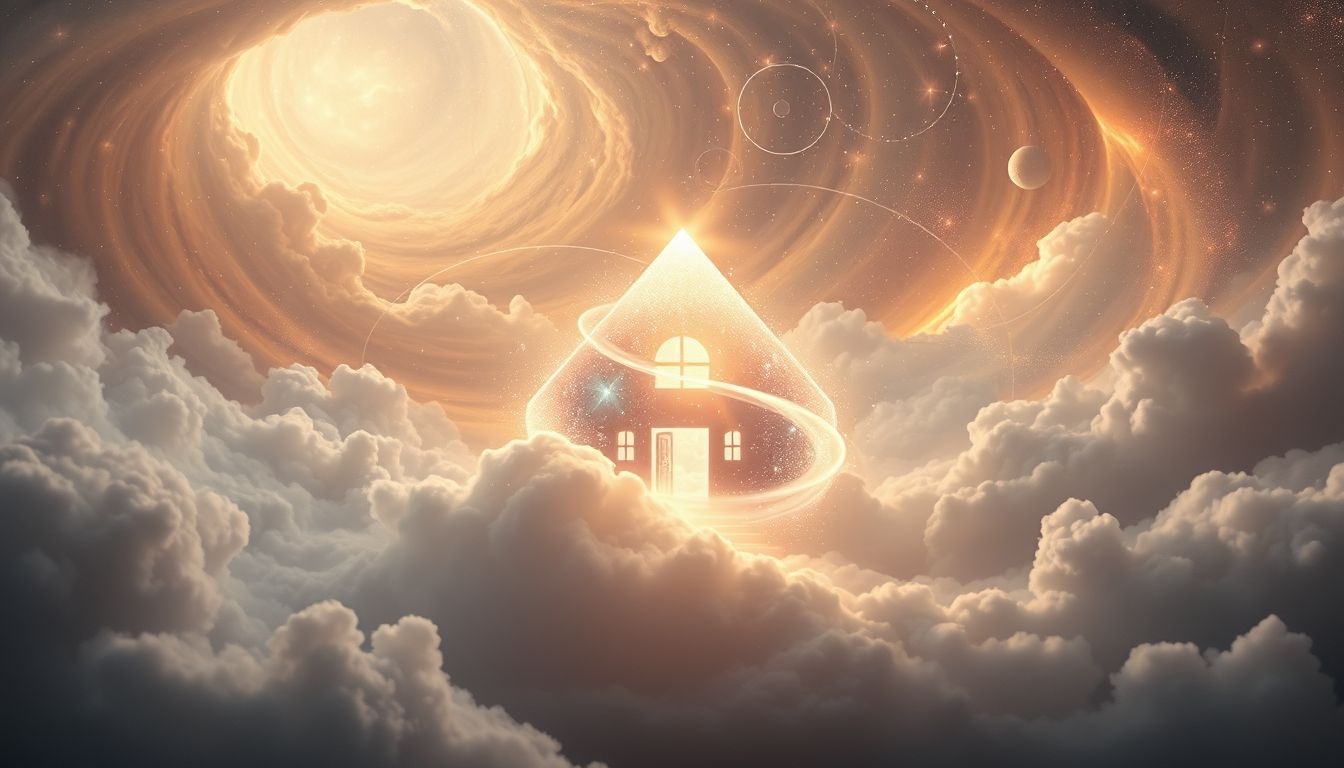 Een droomhuis symboliseert vervulling en stabiele levensverandering.