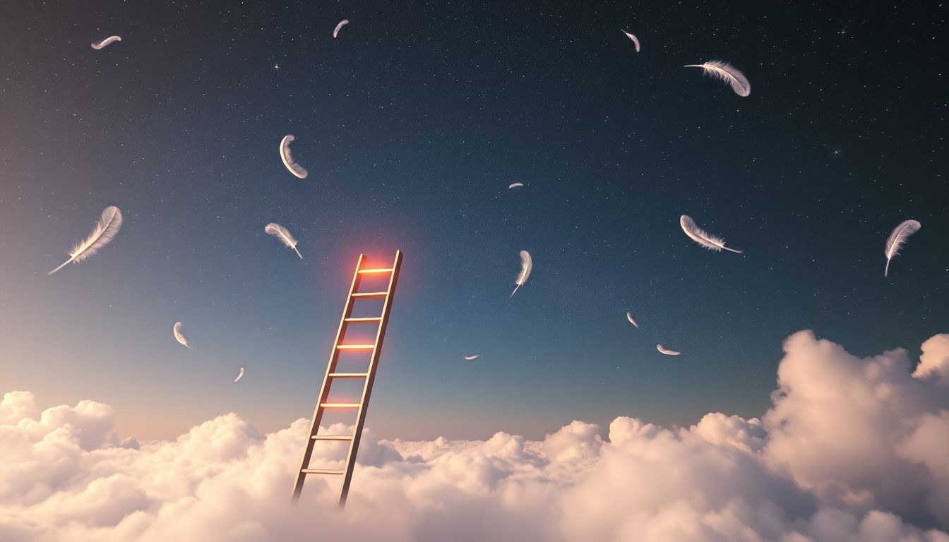 Een te korte kippenladder symboliseert gemiste kansen of obstakels.