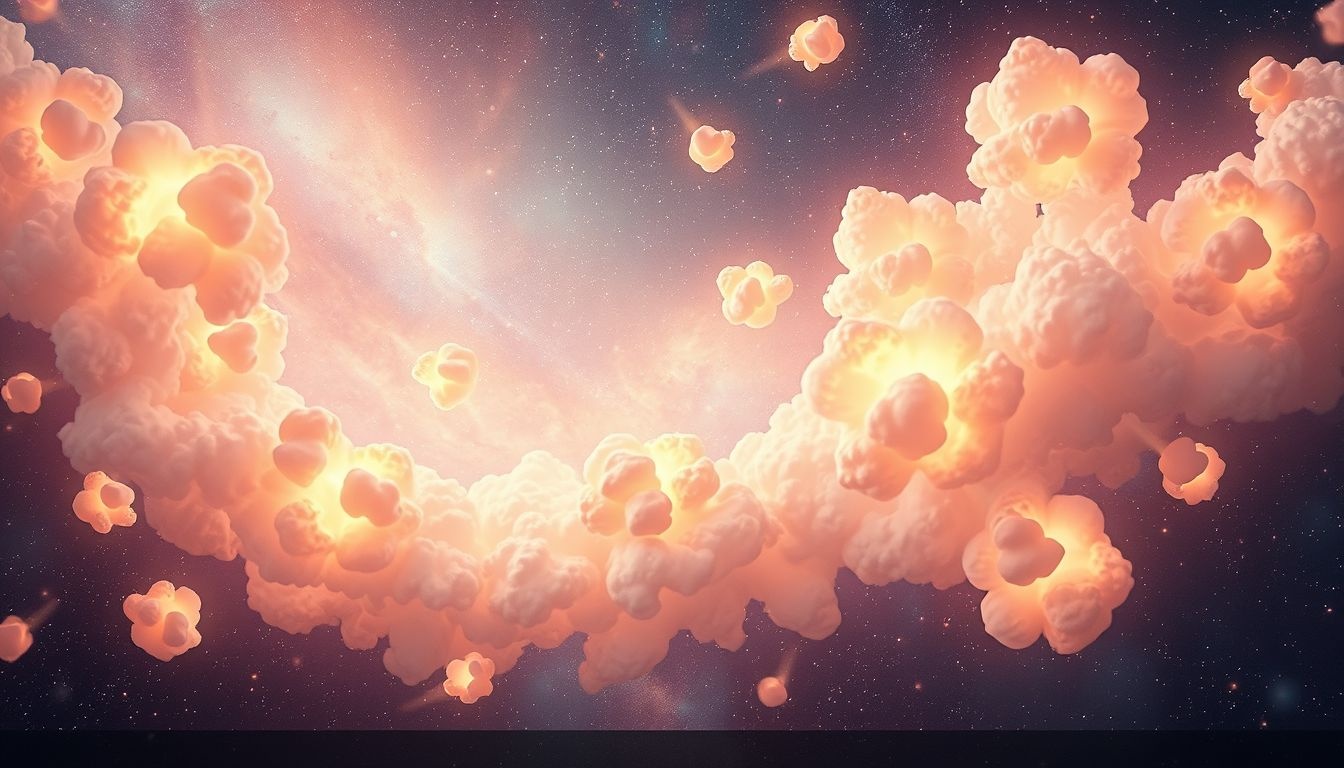 Knetterende popcorn symboliseert enthousiasme en toekomstige vreugde.
