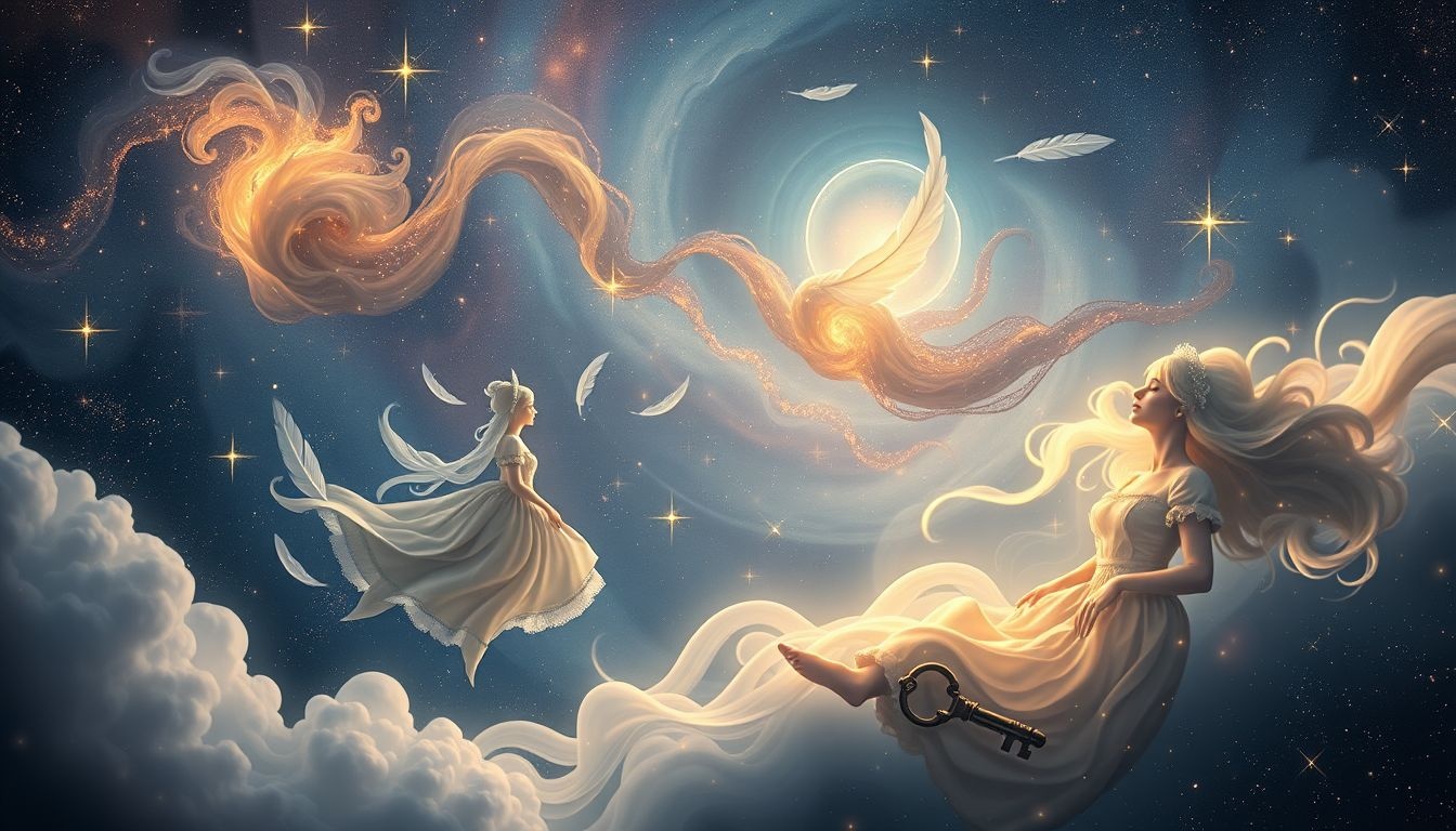 Gedetailleerde droombeschrijvingen onthullen verborgen emoties en verlangens.