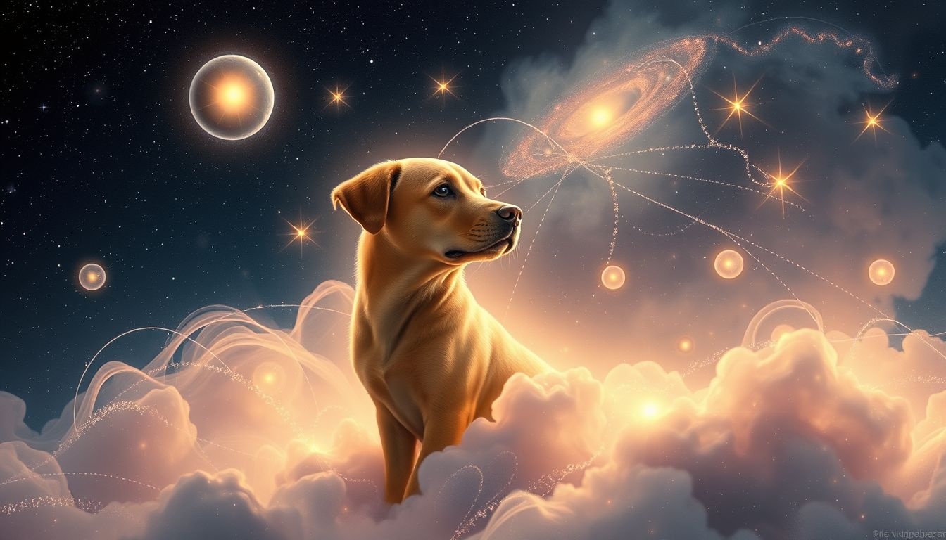 Een bruine hond symboliseert loyaliteit, nieuwe kansen en vertrouwen.