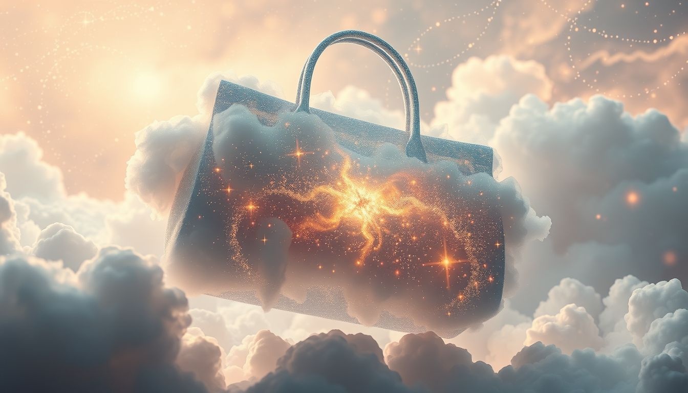 Dromen over een designertas symboliseert verlangen naar status en succes.