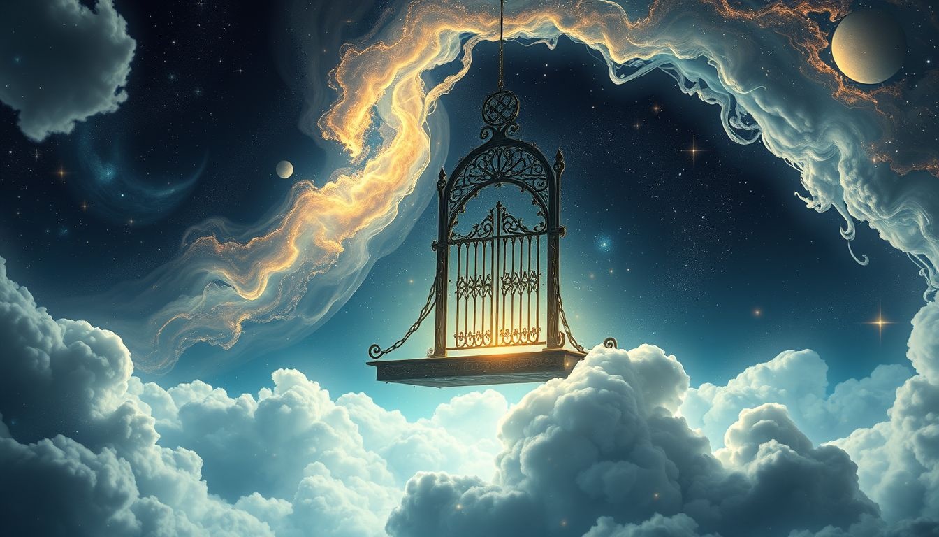 Dromen over een ijzeren wicket symboliseren kracht en onoverwinnelijkheid.