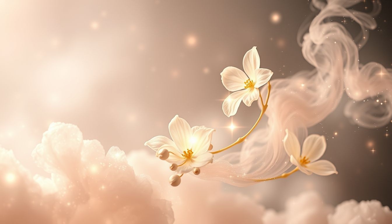 Dromen over jasmijnparfum symboliseert vaak innerlijke vrede en inspiratie.