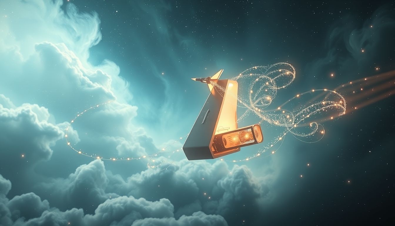 Dromen over moderne katapulten symboliseren snelle veranderingen en kansen.