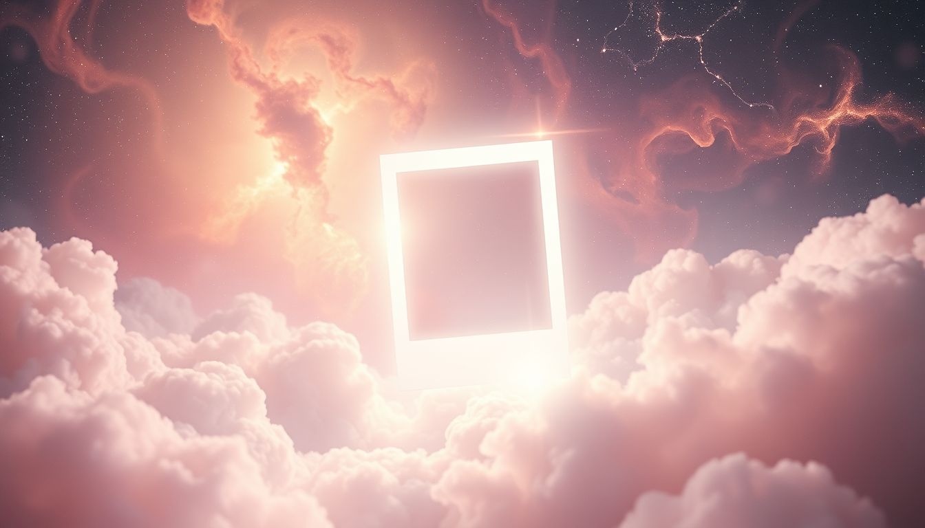 Dromen over een polaroidfoto symboliseert vergankelijke herinneringen en spontaniteit.