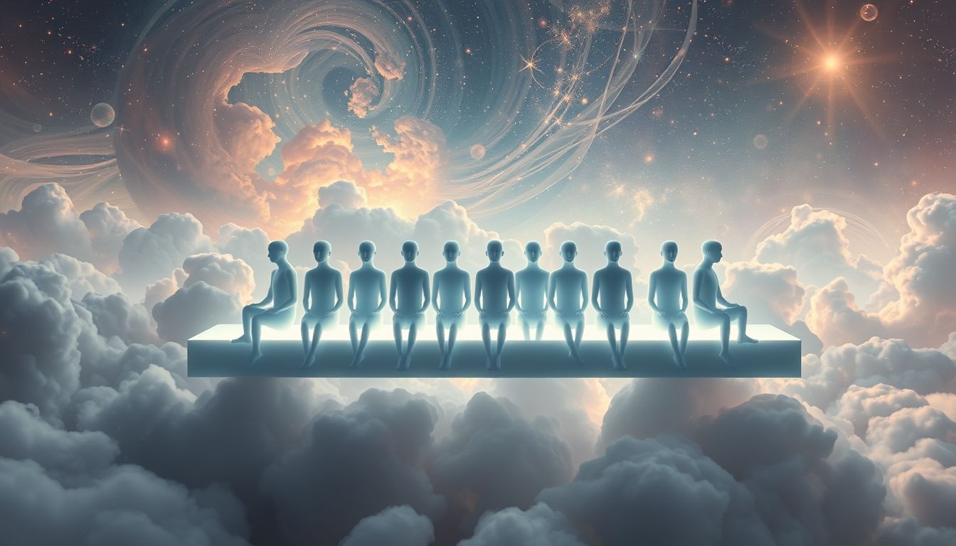 Dromen over een rustbank vol mensen symboliseert sociale verbinding en steun.