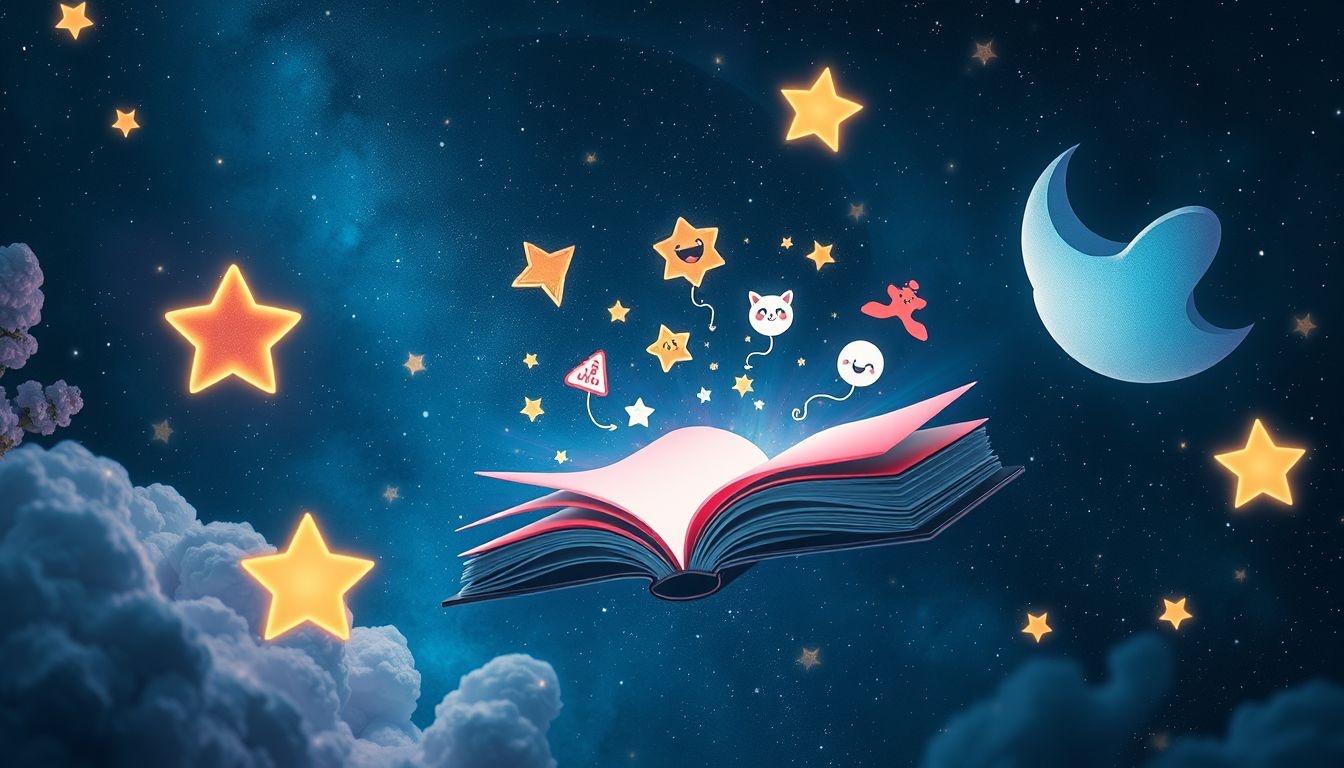 Dromen over grappige sprookjes symboliseren vreugde en creatieve inspiratie.