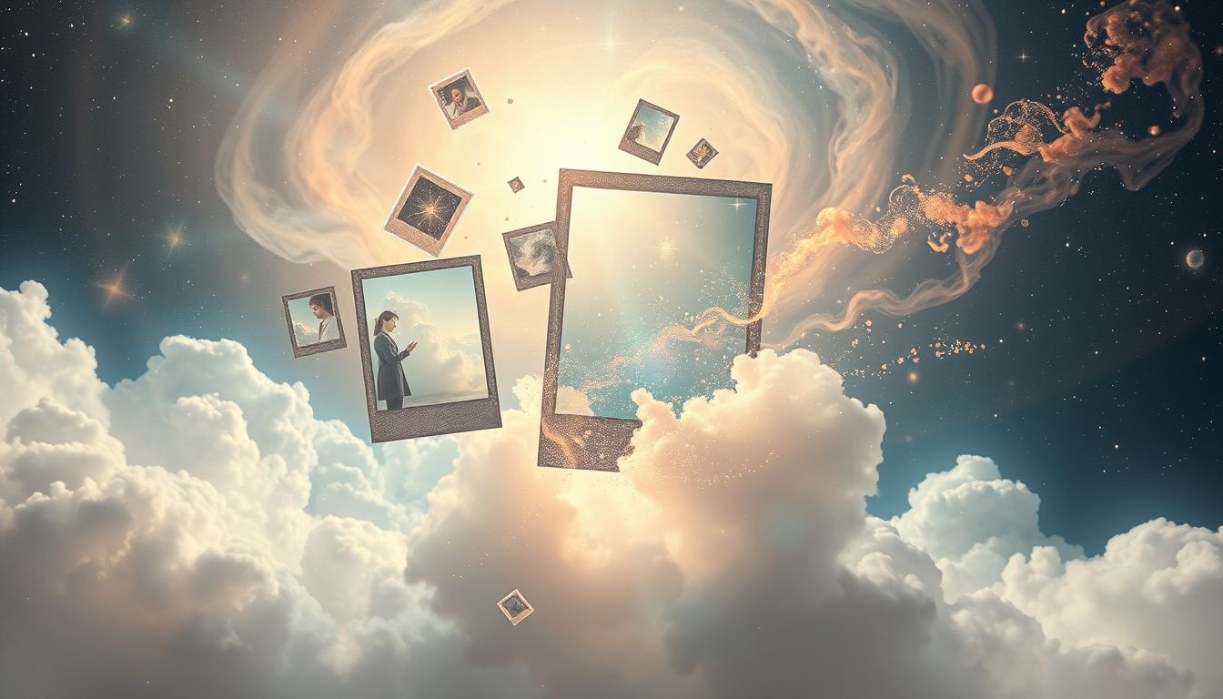 Dromen over een verloren foto symboliseert gemiste herinneringen of gevoelens.