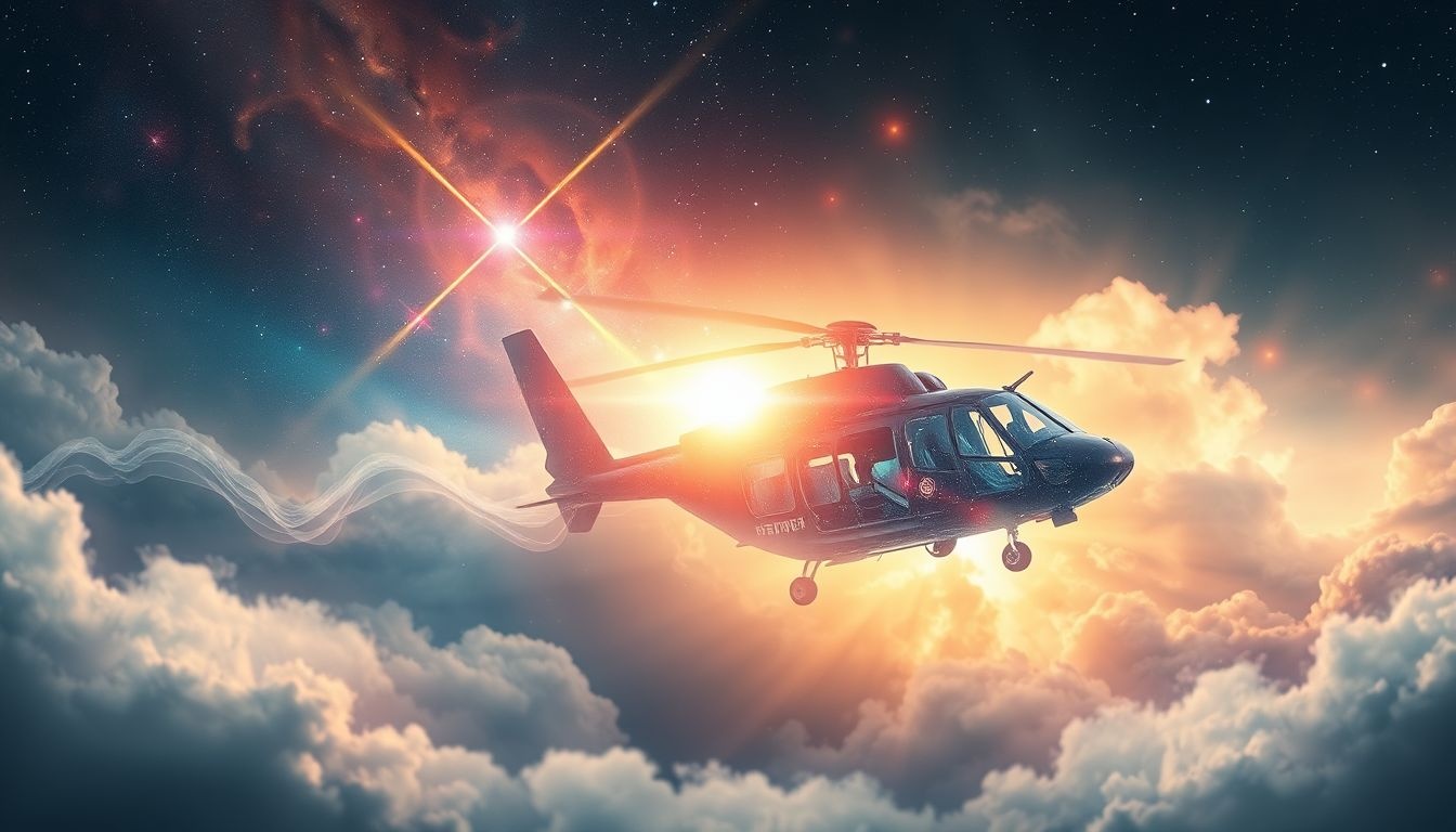 Dromen over een neergestorte helikopter symboliseren onverwachte levensveranderingen.