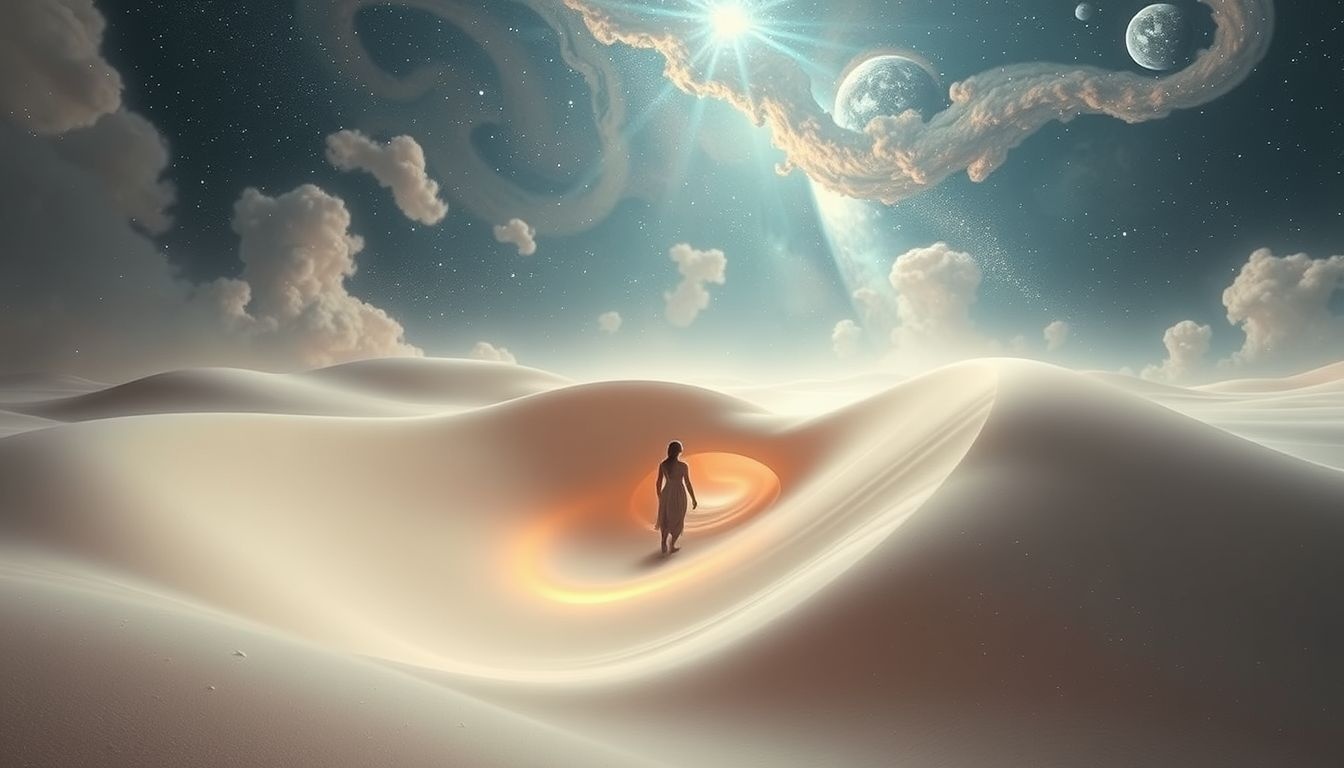 Dromen over onderdompeling in zand symboliseren vastzitten in emoties.