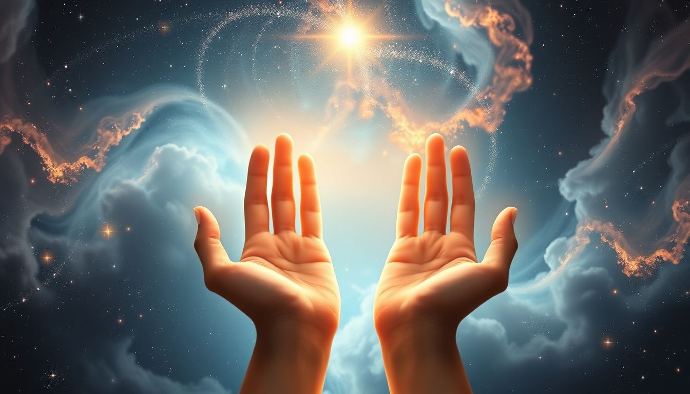 Dromen over open handen symboliseren vaak oprechte vrijheid en vertrouwen.