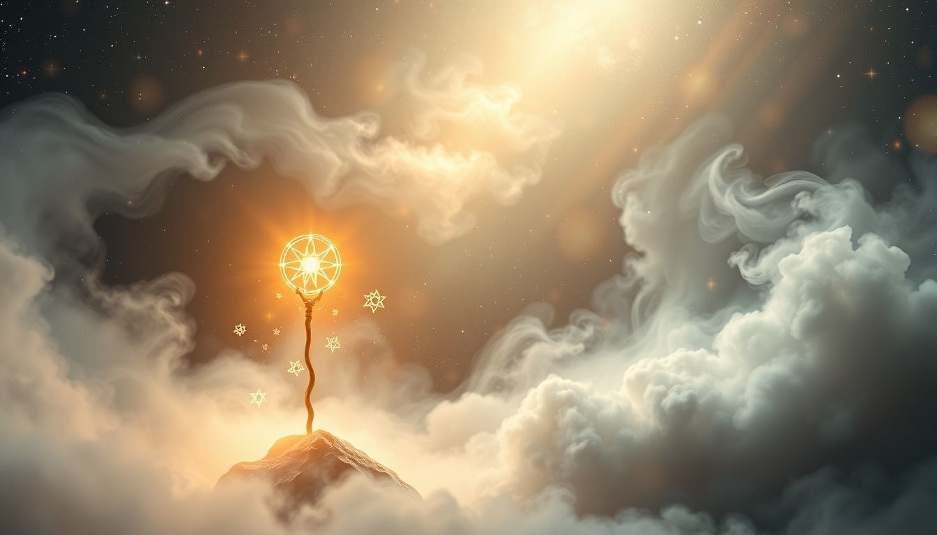Een pelgrimsstaf symboliseert begeleiding en spirituele groei in dromen.