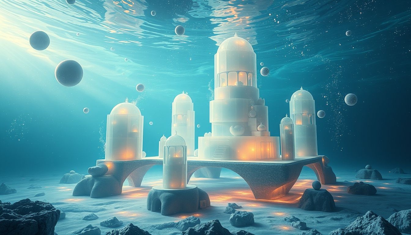 Dromen over bouwen op zeebodem symboliseren diepe innerlijke transformatie.